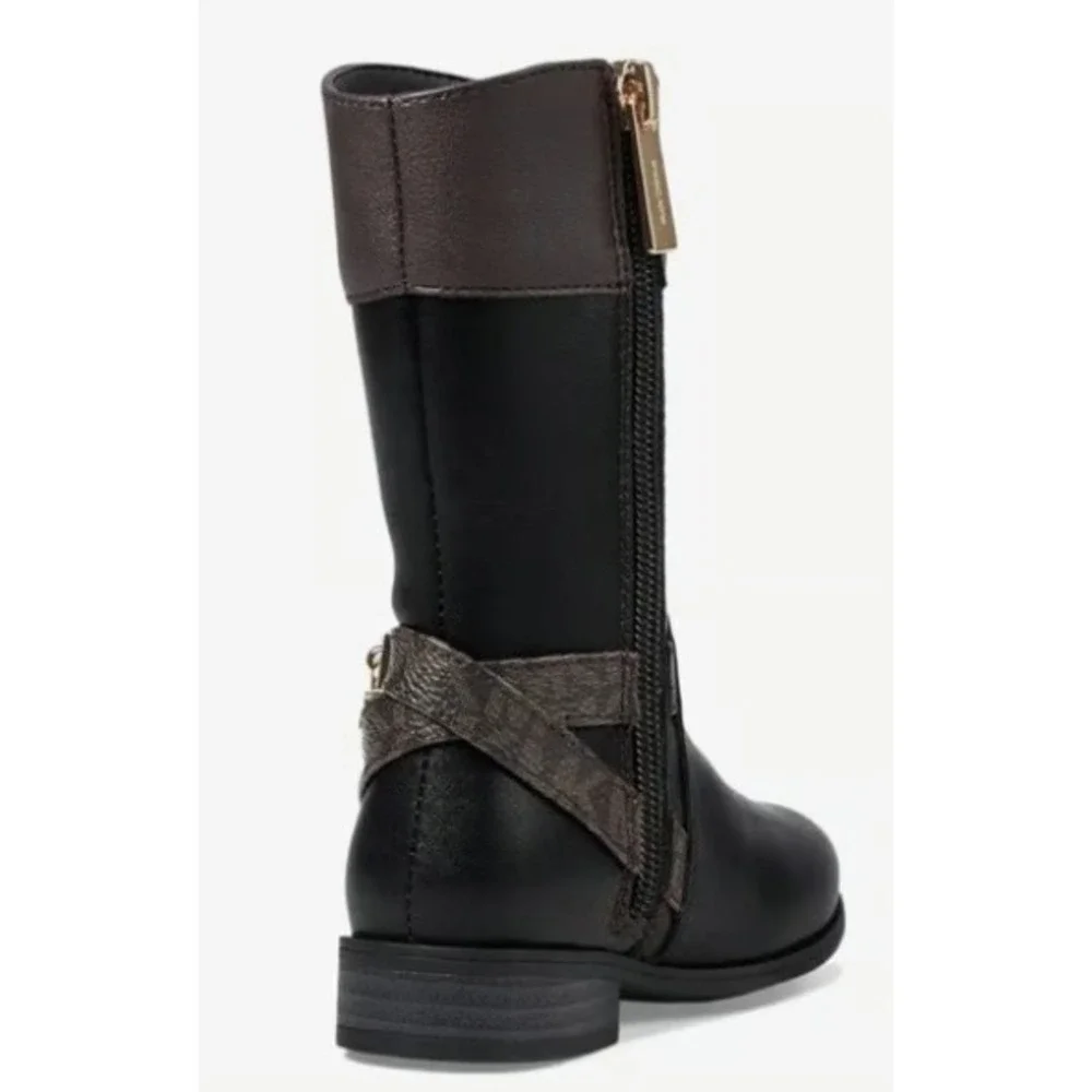 MICHAEL‎ Michael Kors Girls' Finley Hamilton Leather Tall Riding Boot size 5C